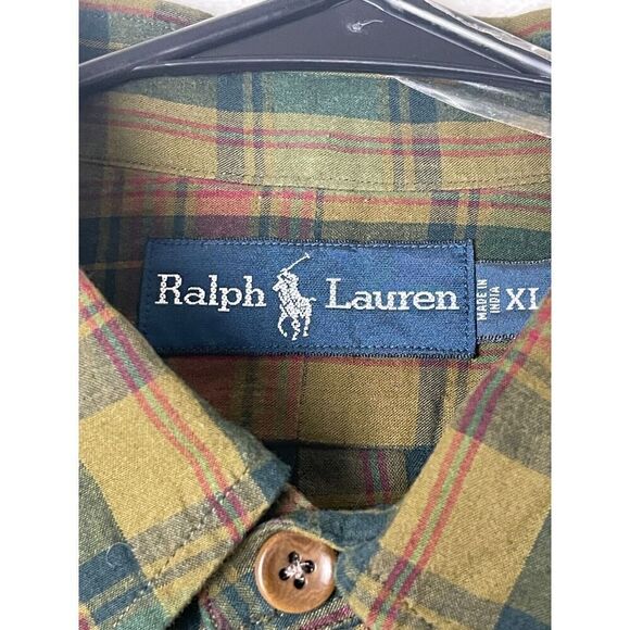 Ralph Lauren Men's Button-Down Shirt XL Multicolor Plaid Long Sleeves Collared - Picture 5 of 10